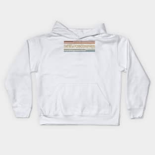 The New Pornographers Retro Lines Kids Hoodie